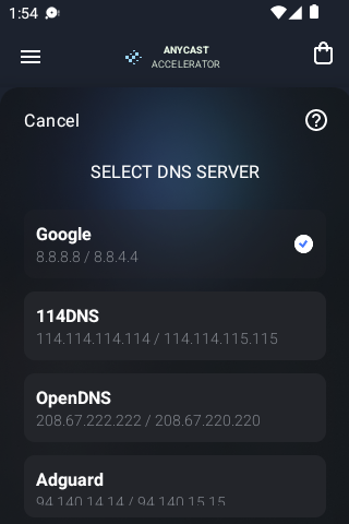 anycast加速器 卓腾android下载效果预览图